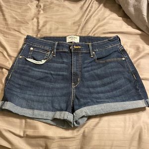 Levi’s denizen high rise shorts